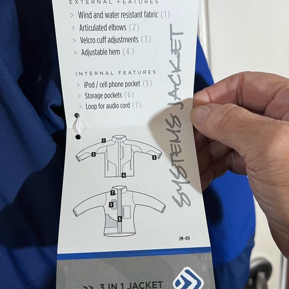 Men's Blue two tone Jacket NEW - Picture 12 of 15